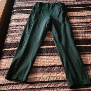 Yogalicious LUX Yoga Pants Emerald Green Cropped size XL
